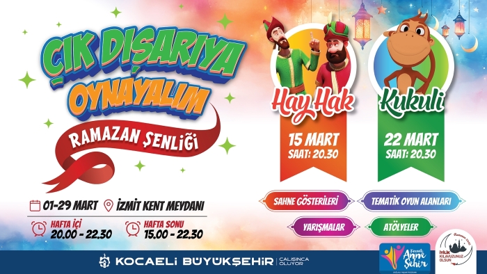 Kocaeli Büyükşehir Belediyesi’nden Ramazan Ayına Özel Etkinlikler